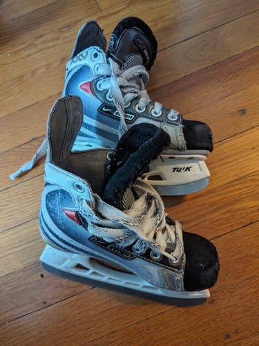 Youth Used Bauer Vapor XXV Hockey Skates Regular Width 11.5
