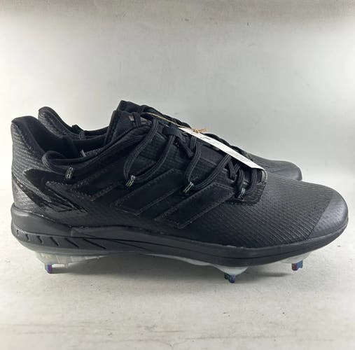 NEW Adidas Adizero Afterburner Mens Metal Baseball Cleats Black Size 12 GX2806