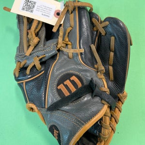 Used Kid Pitch (9YO-13YO) Wilson A550 Right Hand Throw Baseball Glove 11"