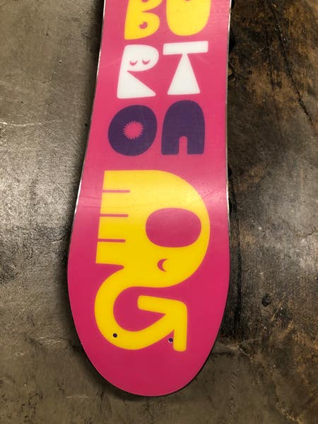 Used 80cm Kid's Burton Chicklet Snowboard With Bindings