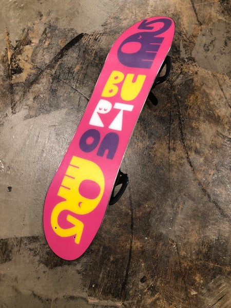 Used 80cm Kid's Burton Chicklet Snowboard With Bindings