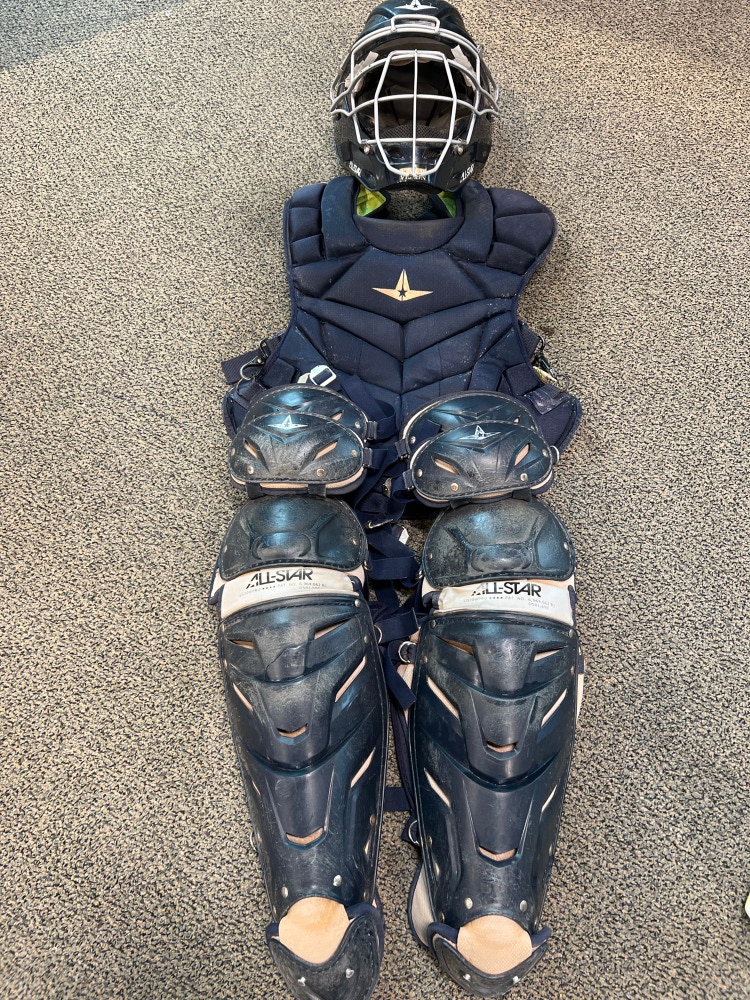 Used Adult All Star System 7 Axis Catcher's Set