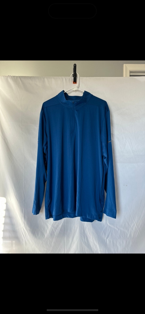 Nike 1/4 Zip Men’s XXL Blue Sweatshirt