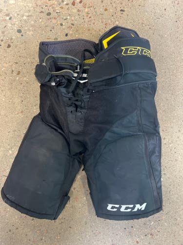 Black Junior Used XL CCM Tacks 6052 Hockey Pants