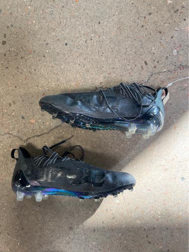 Black Used Size 12 (Women's 13) Adidas Cleats