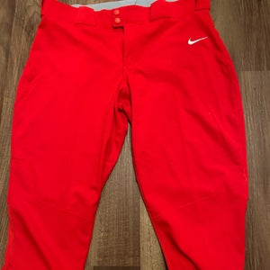 Red New XL Nike Game Pants