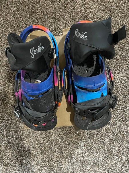 New Women's Large Burton Scribe Snowboard Bindings