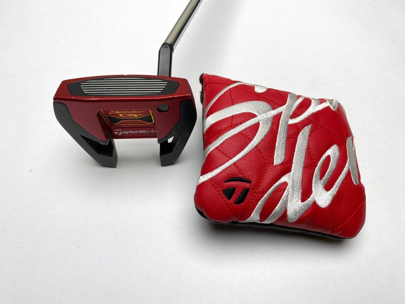 TaylorMade Spider GT Small Slant Red Putter 34" SuperStroke Pistol GTR 1.0 RH HC