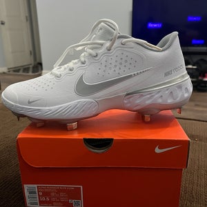 White Men's Metal Low Top Alpha huarache elite 3 low