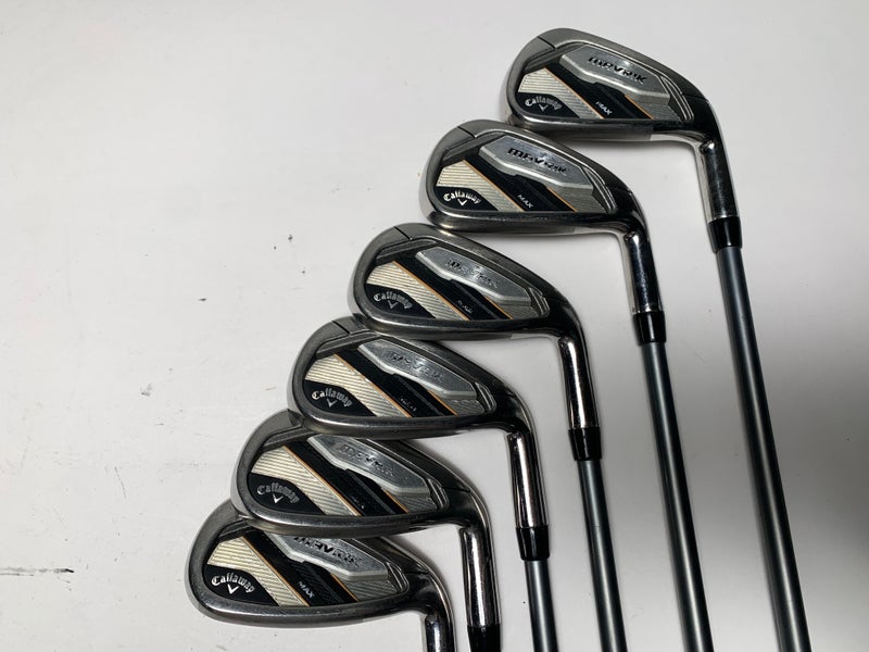 Callaway Mavrik Max Iron Set 6-PW+AW Catalyst 5.5 65g Regular RH Midsize Grips