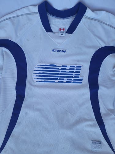 CCM OHL sz 56 white practice jersey #12
