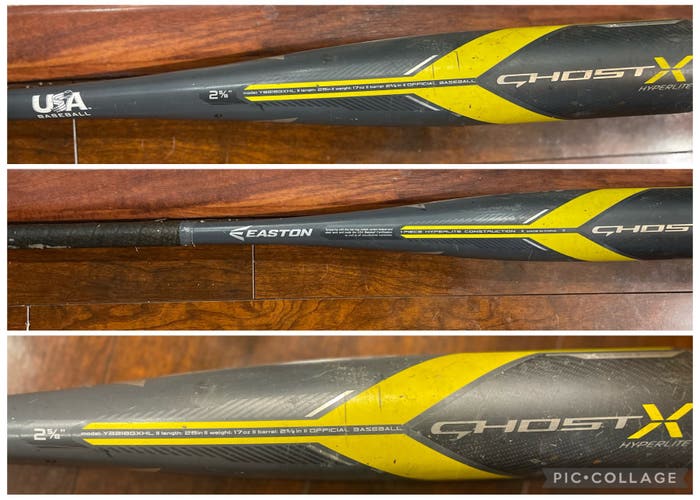 Composite (-11) 17 oz 28" Ghost X Hyperlite Bat