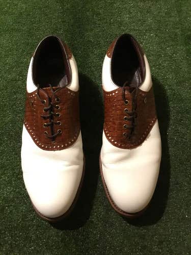 Foot Joy Size 11 Men’s Lizard Waterproof Classics Dry Premiere Leather Shoes