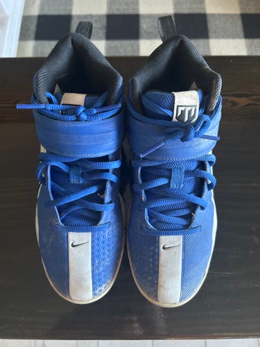 Blue Used Youth Kid's Nike High Top