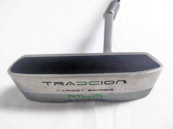 MLA Traxion Target Series Putter 34" (Steel Slant Neck Blade) Milled Golf Club
