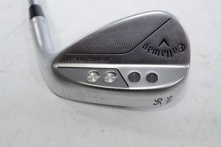Callaway Jaws Raw Chrome 56*-10S Wedge Right DG Spinner 115 Steel # 167962