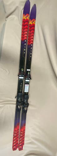 Used Unisex K2 195 cm Racing 5500 8.1 Skis With Bindings