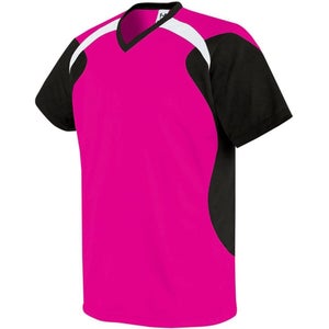 High Five Youth Unisex Tempest 22711 Size M Pink Black White Soccer Jersey New