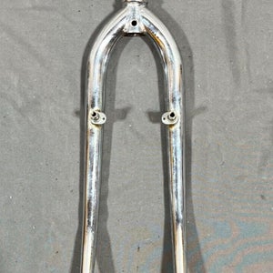 Vintage Akisu Rigid Chrome 26" QR Rigid Bike Fork 120mm 1" Threaded Steerer