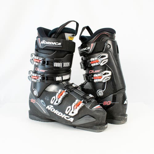 Nordica CRUISE 60 All Mountain Ski Boots Mondo 27/27.5 Men's 9/9.5 Soft Flex USED