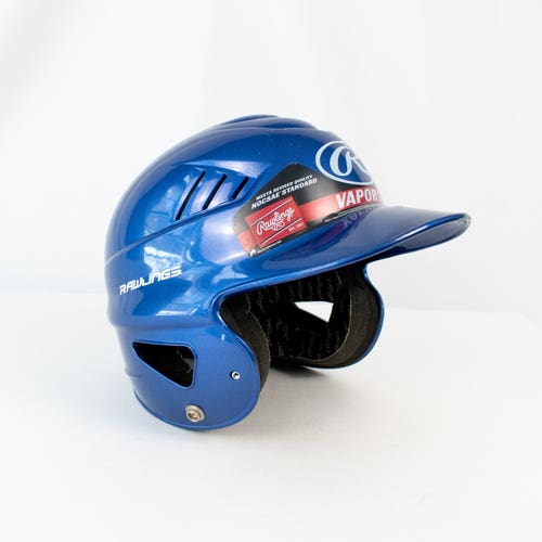 Rawlings CoolFlo Vapor Batting Helmet Youth 6 1/2 - 7 1/2 Blue USED