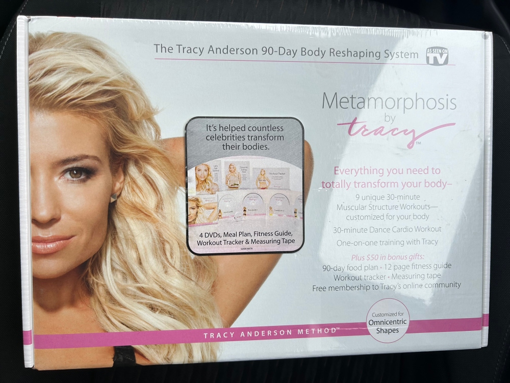 Metamorphosis by Tracy Anderson 4-DVD 90-Day Body Reshaping System