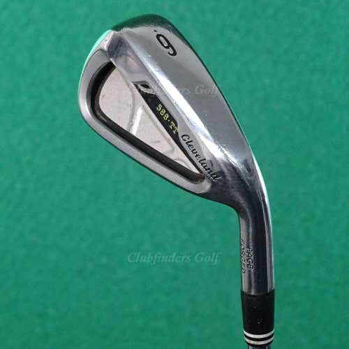 Cleveland 588 TT Face Forged Single 6 Iron Factory Traction 85 Steel Regular