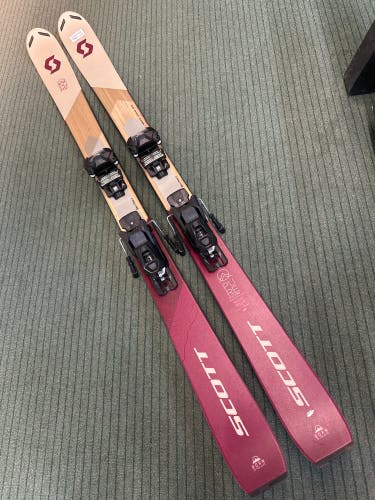 168cm Scott Pure Free 90 Ti Skis w/ Tyrolia Attack 14 Demo Bindings