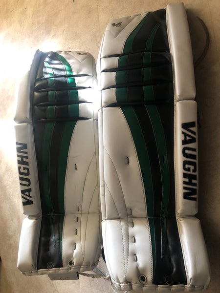 Used 34” Vaughn Velocity V6 Goalie Leg Pads