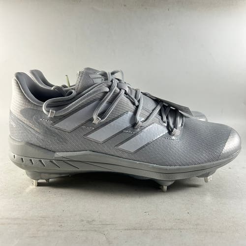 Adidas Adizero Afterburner Mens Metal Baseball Cleats Gray Size 8.5 H00979 NEW