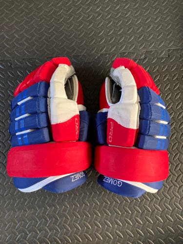 Montreal Canadiens MIC used Easton Gomez Gloves 13"