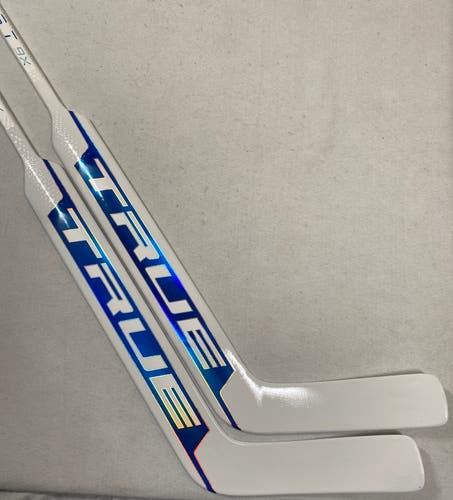 NEW True Catalyst 9X Goal Sticks, 26”, White/Blue, Regular Hand, 2-Pack