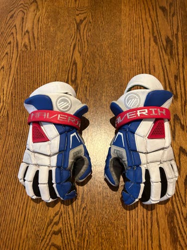 Used Maverik Lacrosse Gloves