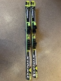 Used Men's 2016 Stockli 167 cm Racing Laser AX Skis With Bindings Max Din 13