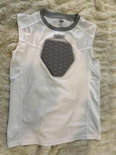 Schutt Compression Shirt with Heart Guard, ~Youth Medium