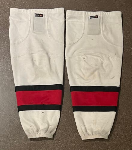 Used Kobe Size Medium Ottawa Senators Colour Way Hockey Socks (Check Description)