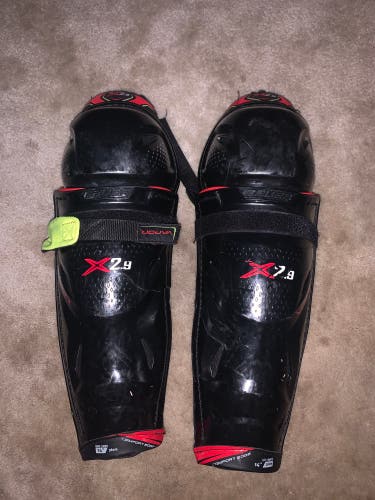 Used Bauer 14"  Vapor X2.9 Shin Pads