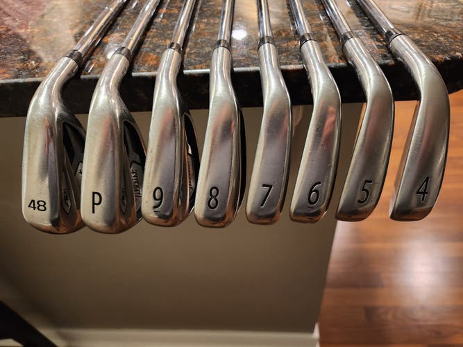 Titleist Right Handed AP1 Iron Set Stiff Flex 8 Pieces Steel Shaft