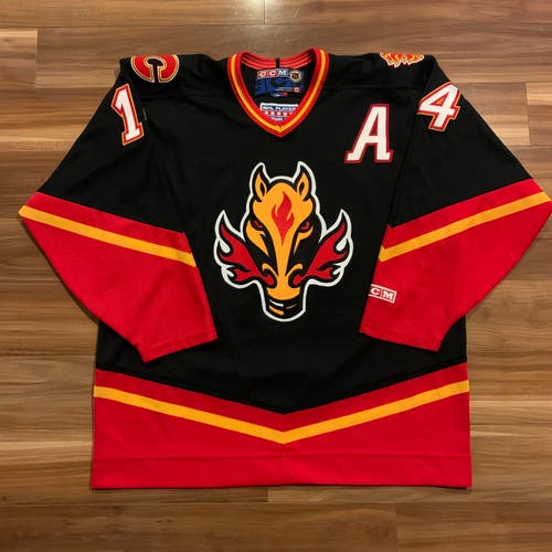 Calgary Flames "Blasty" Theo Fleury CCM XL Jersey