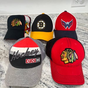 5 NHL youth hats