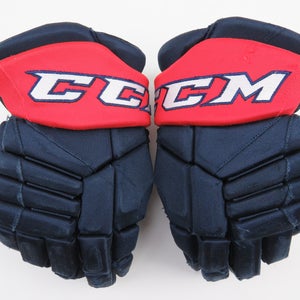 CCM Jetspeed FT1 Oshawa Generals OHL CHL Pro Stock Hockey Player Gloves 14"