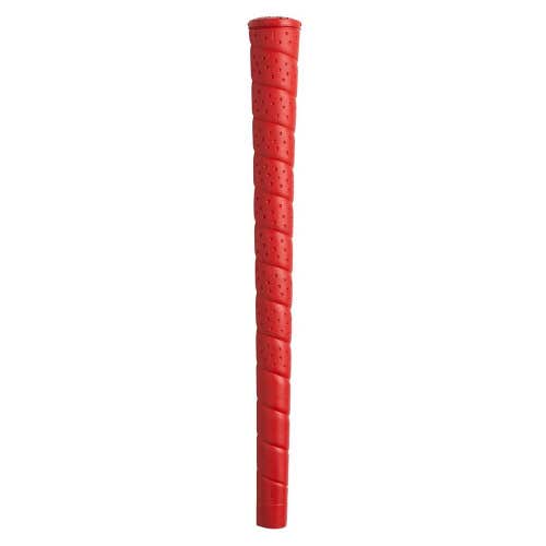 Star Classic Perforated WRAP Rubber Golf Grips - MADE IN USA! - Midsize - RED
