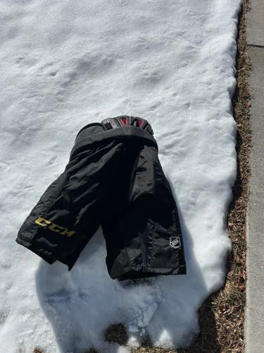 Senior Used Medium CCM HP45X Hockey Pants Pro Stock