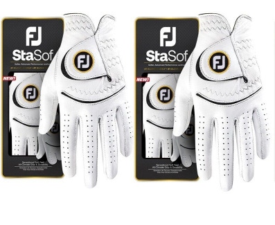 NEW FootJoy Women's StaSof Golf Glove 2-Pack Lot Bundle Ladies Large L #99999