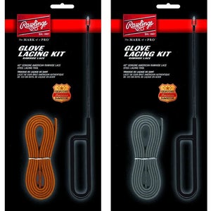 Rawlings Baseball Softball Glove Mitt Lacing Kit : Black and Tan Lace