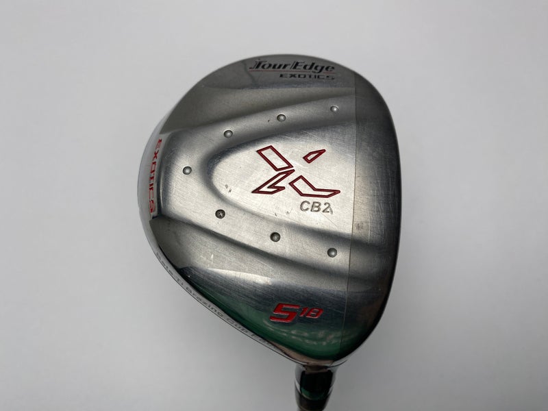 Tour Edge Exotics CB2 5 Wood 18* Graphite Design Exotics X-Quad 66g Regular RH
