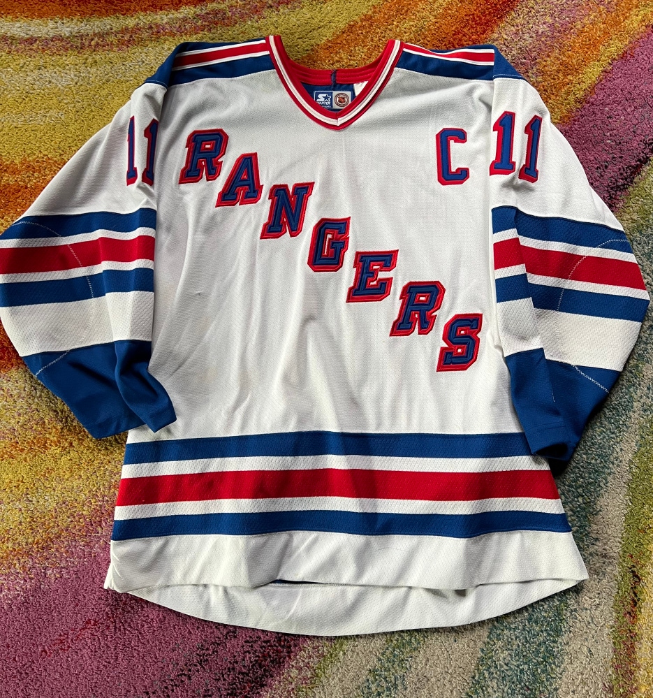 Vintage 1994 Starter New York Rangers Mark Messier sweater size XL