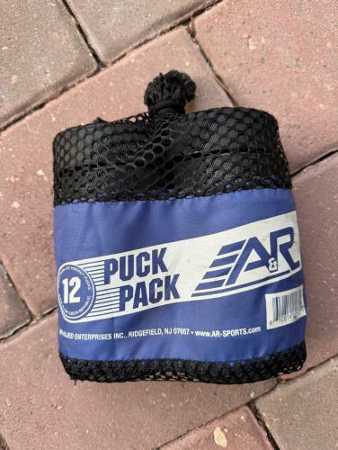 A&R Ice Hockey Pucks 12 Pack