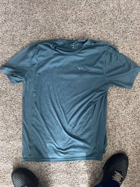 Green Men's Nike Dri-Fit Shirt