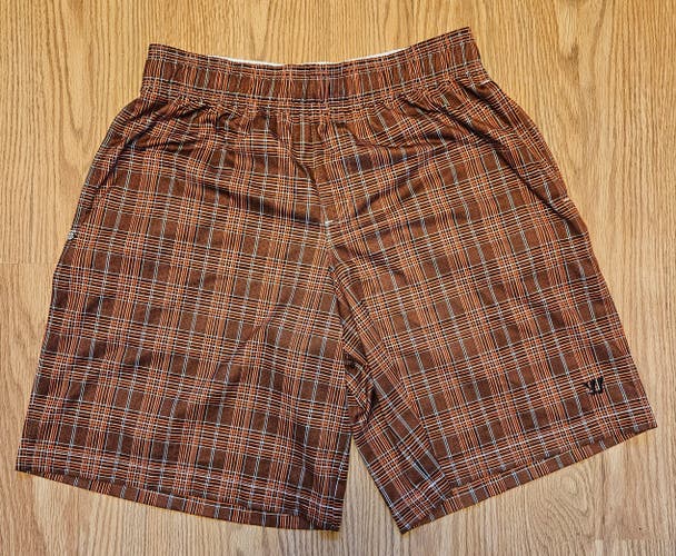 Warrior Orange Argyle Short